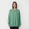 MLB Boston Red Sox Letter Embroidery Crewneck Long Sleeve Pullover Sweatshirt Unisex sweatshirt Green 3AMTB0314-43MTD