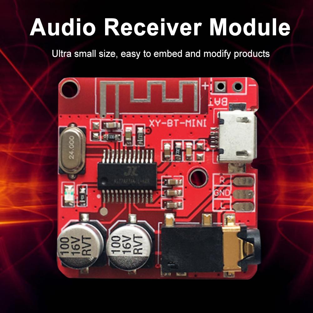 Wireless Stereo Module Car Stereo Music Amplifier Module Bluetooth-compatible 5.0 Audio Receiver Board Support MICRO USB for DIY