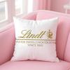 Fashion Warm Daily LLindt icon Cushion Cover Linen Pillowcase Cover Soft Decor for Sofa Home Room