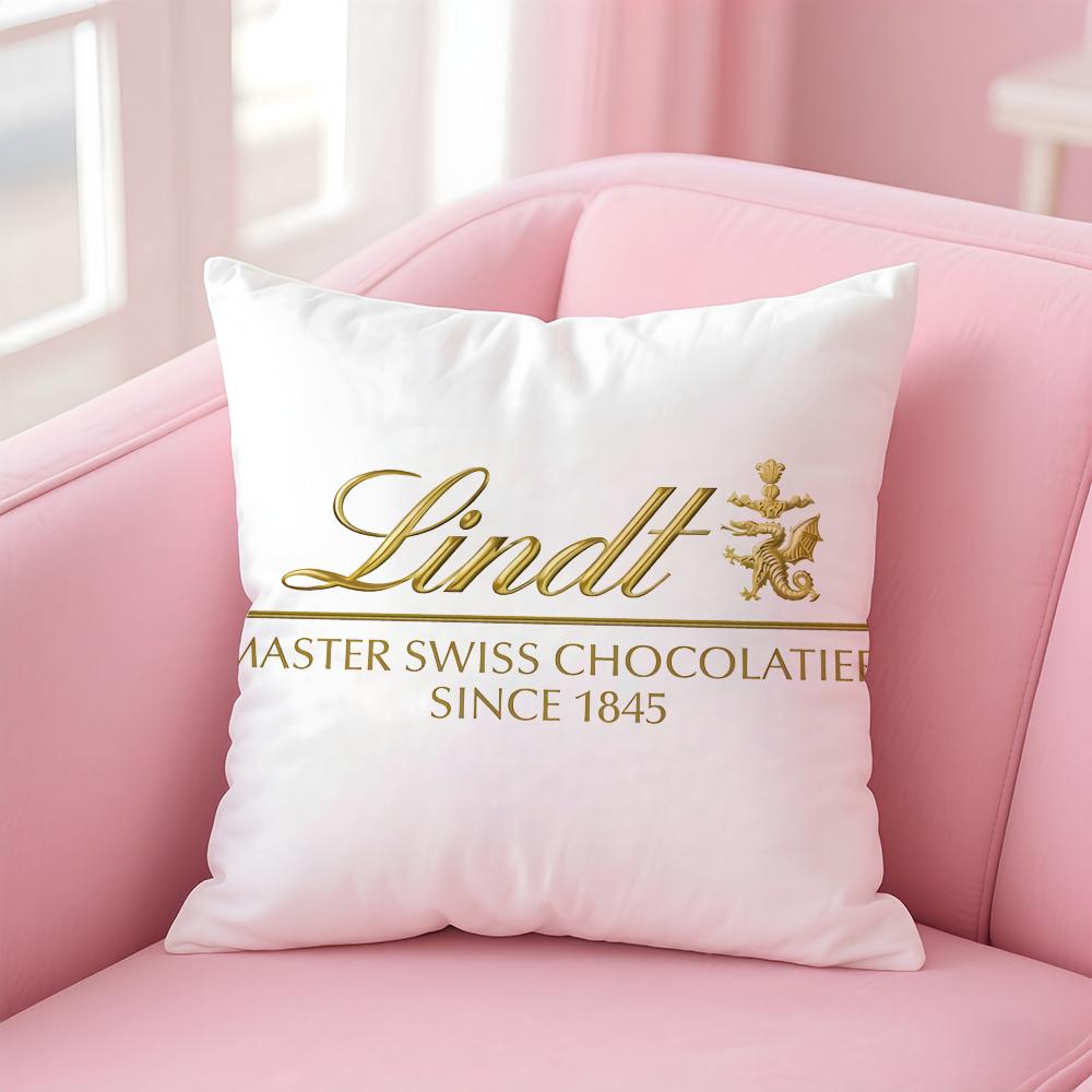 Fashion Warm Daily LLindt icon Cushion Cover Linen Pillowcase Cover Soft Decor for Sofa Home Room