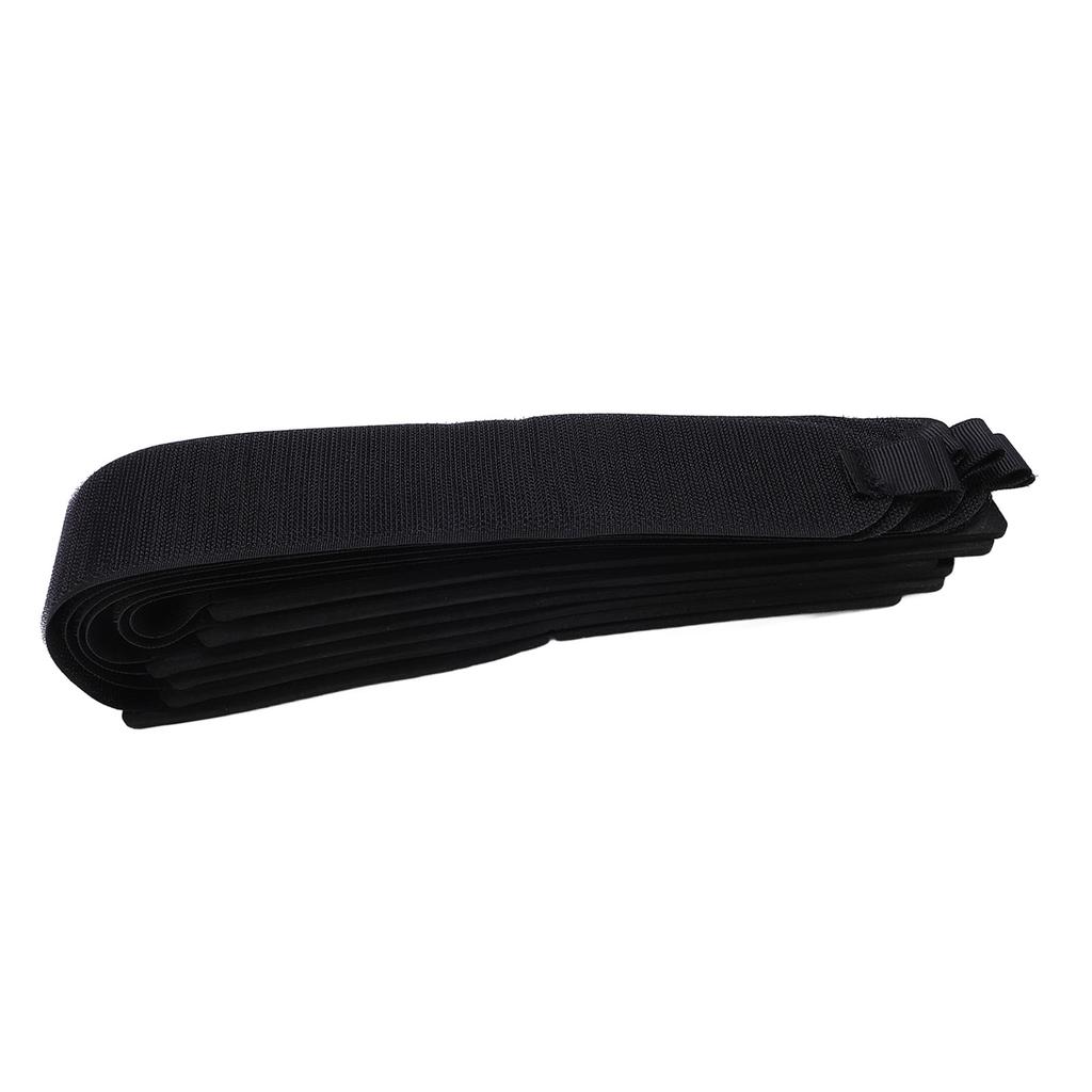 6 Pcs Ski Strap Fasteners Adjustable Nylon Cotton Hook and Loop Ski Wraps Ties for Carrying