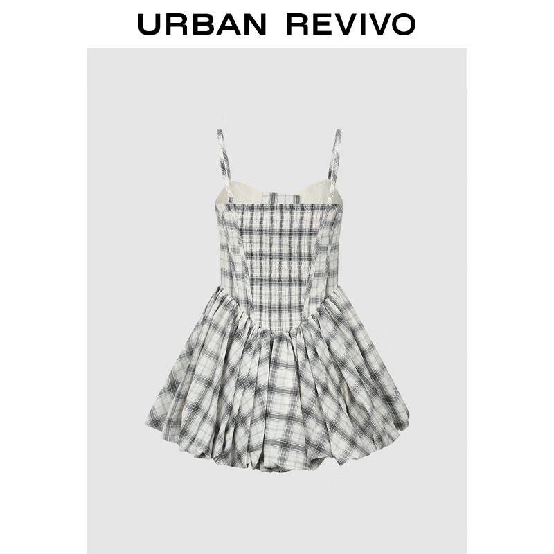 

Женское мини-платье UR на тонких бретелях с контрастными бутонами L