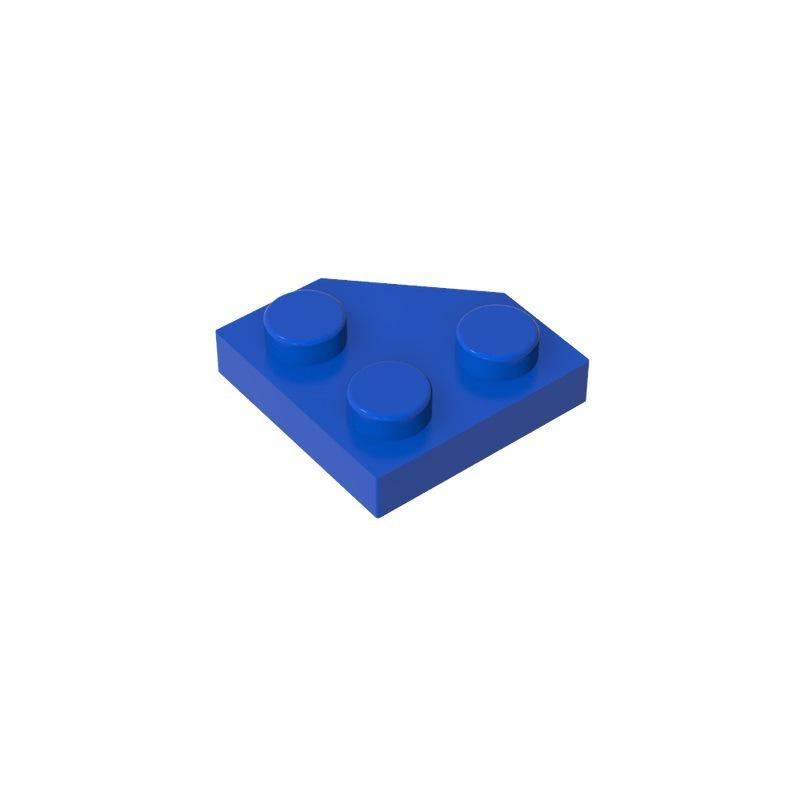 10 Peças 26601 Placa de Cunha 2x2 Canto Chanfrado Bloco Moc Compatível com Tijolo DIY Brinquedo Infantil Peça de Montagem