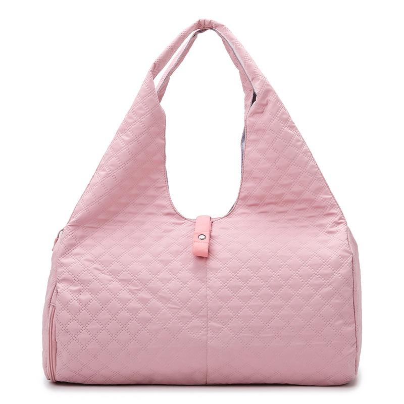 

Stylish Large Capacity Sports & Travel Bag for Swimming, Fitness, Business, Leisure, and Maternity Trips розовый