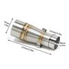 Motorcycle Exhaust Muffler Compatible with Kawasaki Ninja and Z300 Mid-Pipe Exhaust, Slip-On 250R, 250, 300, Z250, (2008-2017)