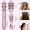 Rotating Hair Dryer Brush,3 in 1 Rotating Hot Air Brush with Detachable Brush,3 Heats and 2 Speeds Rotating Hair Dryer Brush