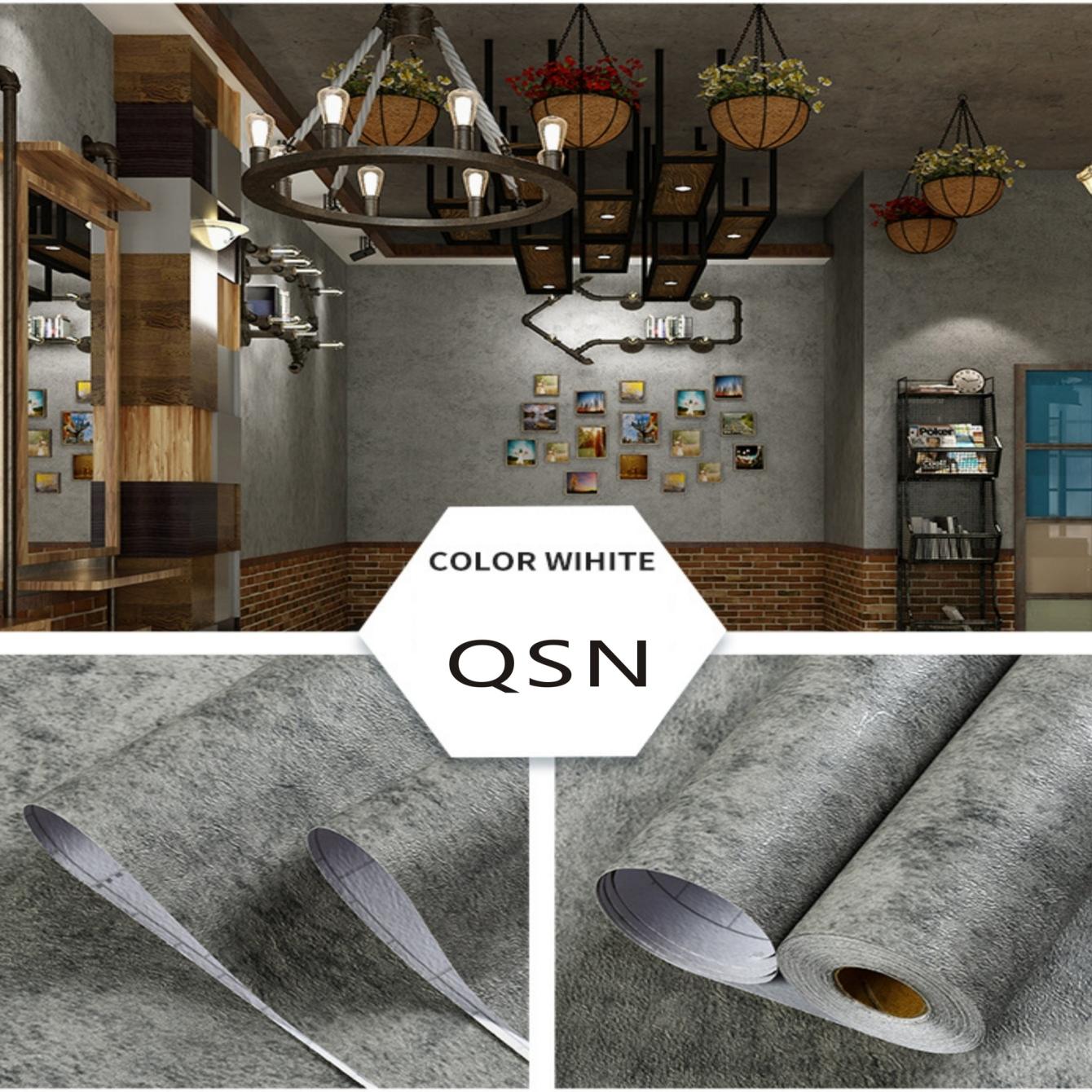 

Виниловые Водонепроницаемые Самоклеящиеся Обои Винтажные Цементно-Серые Настенные Контактные Бумаги Магазин Спальня Гостиная Ремонт Наклейки пвх 40 x 100CM