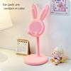 Pink Cartoon Little Rabbit Desktop Mobile Phone Stand Tablet Computer Stand Adjustable Telescopic Lift Student Lazy Person Stand