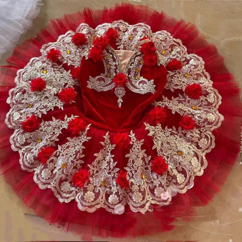 Kleines Schwan Strapless Ballettkleid: Puff-Mesh-Rock & Spitze für Kinderaufführungen