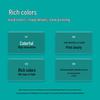 Deli DBH-410A Compatible 4-Color Toner Cartridge Set