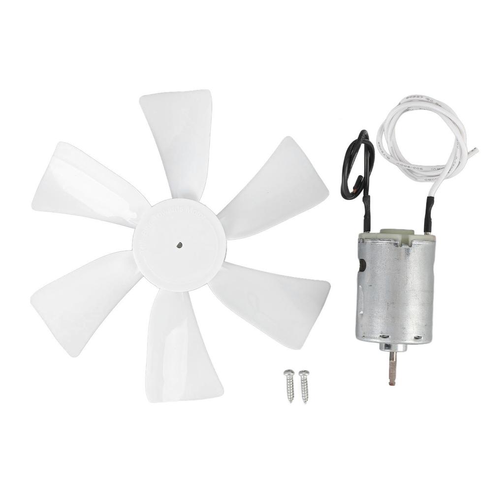 6in RV Vent Fan Blade with DC12V Motor Enhanced Air Circulating RV Ventilation Fan Blade for Trailer Campervan