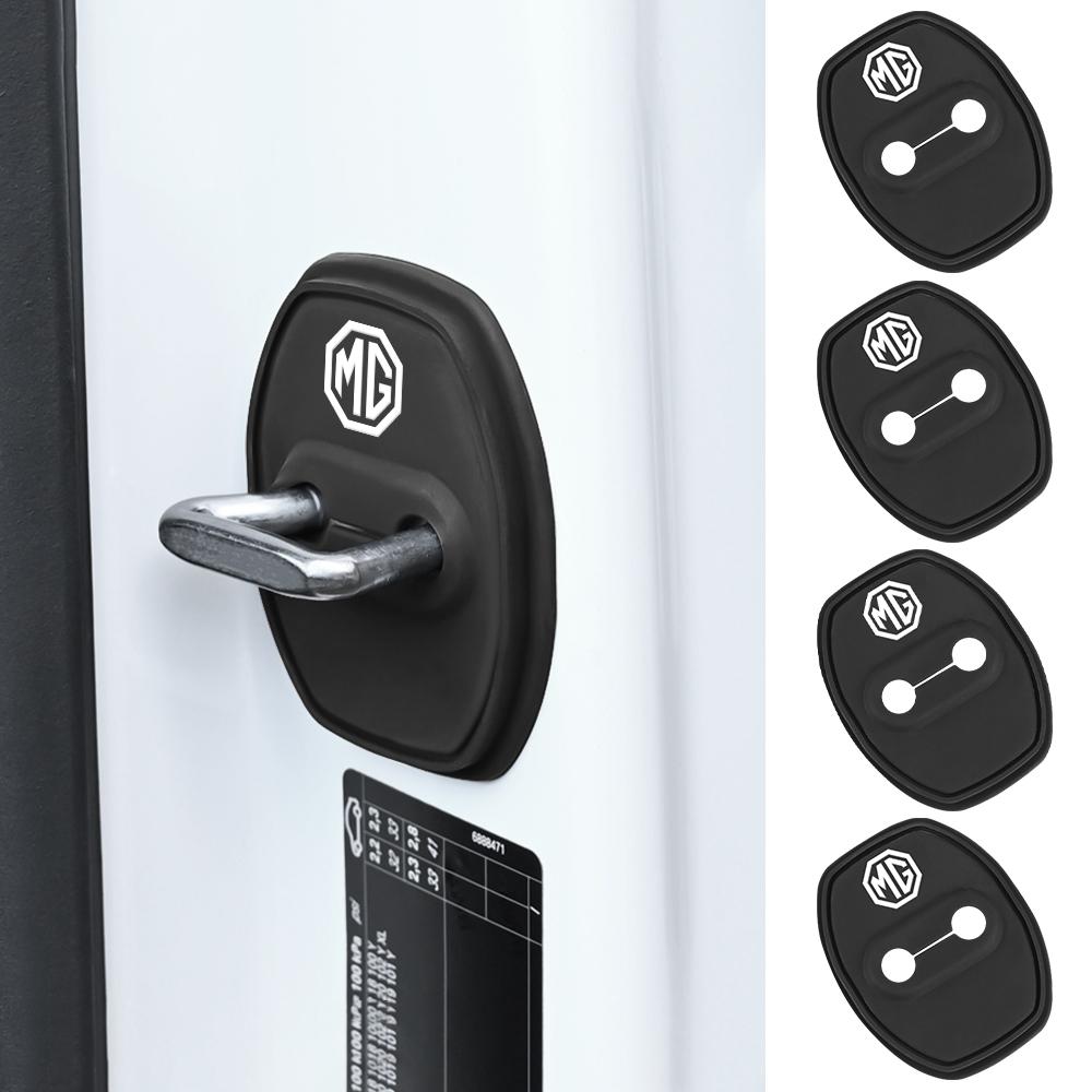 Car Styling 3D Car Door Lock Cover Protective Decoration Sticker For Morris Garages MG Motors 3SW GS MG5 MG3 MG4 MG6 MG7 HECTOR