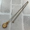 Used CITIZEN Pocket Watch 17 JEWELS Gold Color Antique Style
