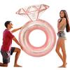 HeySplash Pool Floats Inflatable Diamond Ring Pool Float Arge Engagement Ring Floatie for Bachelorette Party Swim Tube Toy Raft