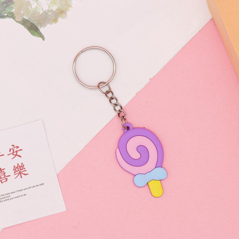 Cartoon Silicone Keychain Keyring - Soft PVC Rubber Key Hanger
