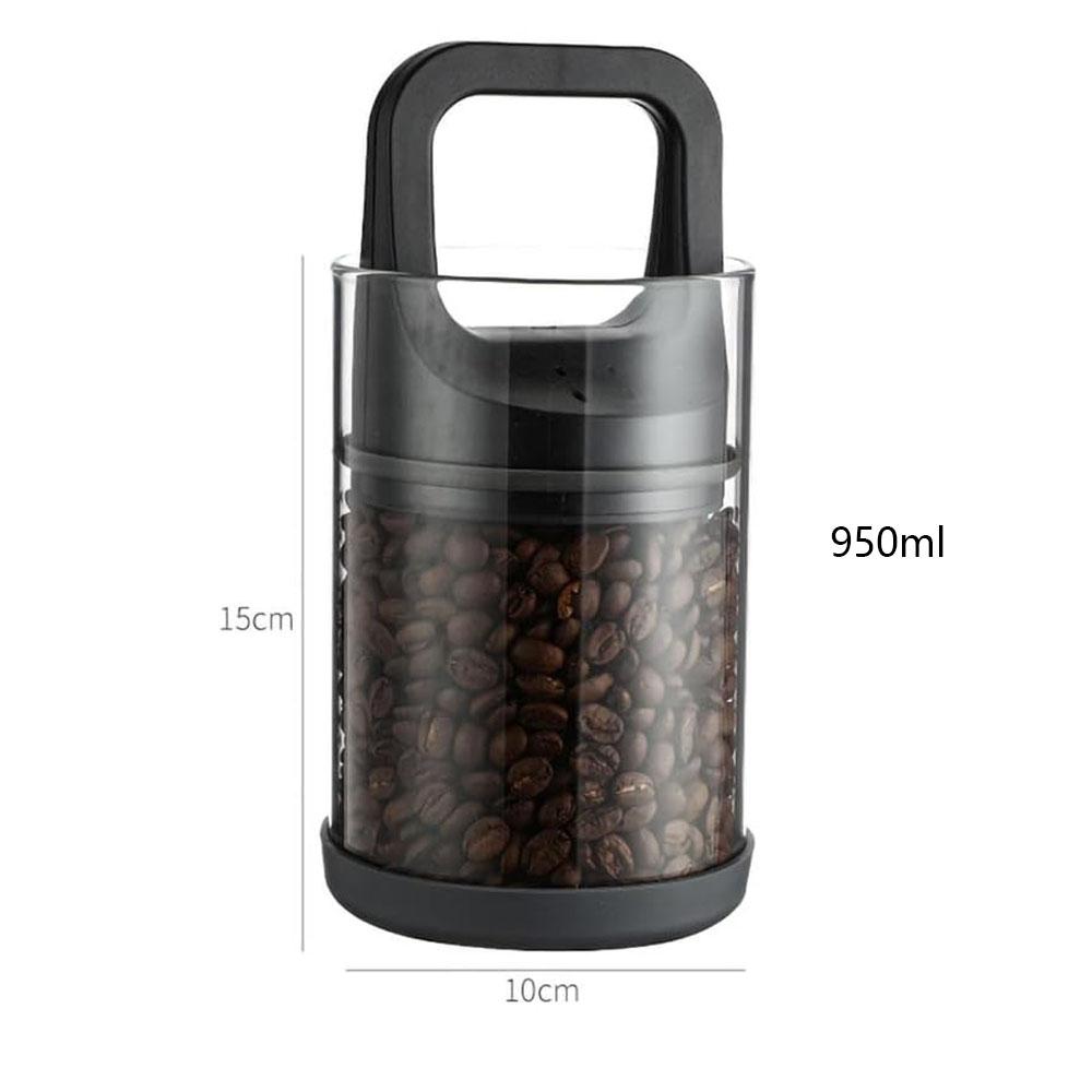 Coffee Bean Storage Coffee Container Airtight Vacuum Coffee Canisters Powder Sealed Canisters Glass Canisters
