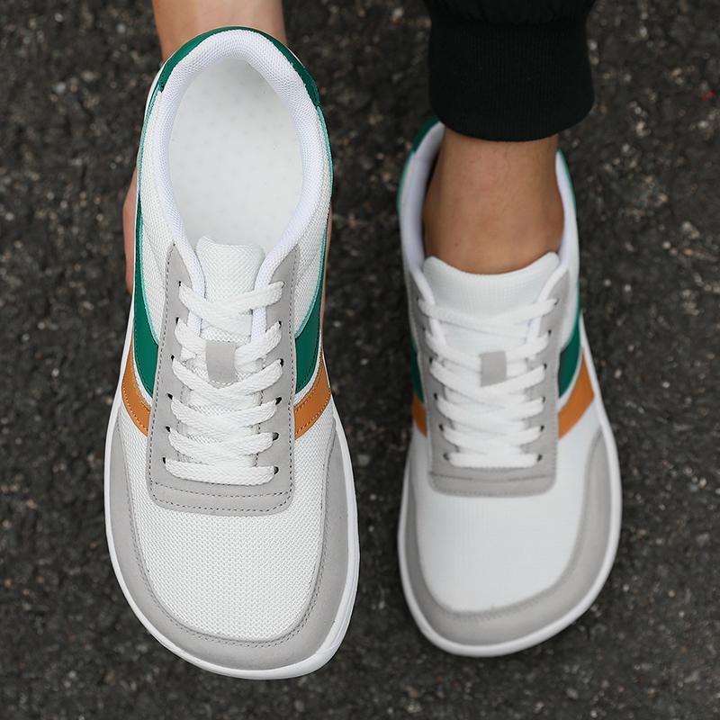 New Wide Toe Men Shoes Casual Versatile Soft Sole Wide Last Shoes Walking Sneakers Breathable Mesh Comfortable Barefoot Shoes