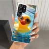 Rubber Ducks Swimming Pool Phone Case for Samsung Galaxy S26 S24 S23 Ultra S25 Edge S22 S21 Plus S20 FE + Soft Print Shell Funda