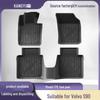 Volvo S90 (2017-2025) Eco-Friendly TPE Floor Mats: Waterproof, Wear-Resistant