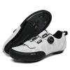 Outdoor Cycling Shoes Breathable Bicycle Shoes Men'S And Women'S Rotating Buckle Mountain Lock Highway Lock Unlocked Leather Surface