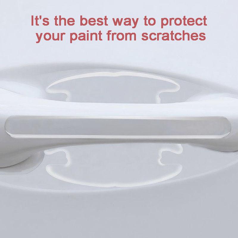 Car Accessories Door Handle Bowl Cover Protector,transparent Anti-scratch Sticker,for Toyota Corolla Prius Land Cruiser Rav4