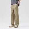 American retro stretch overalls men's spring new casual pants spring and autumn loose straight pants