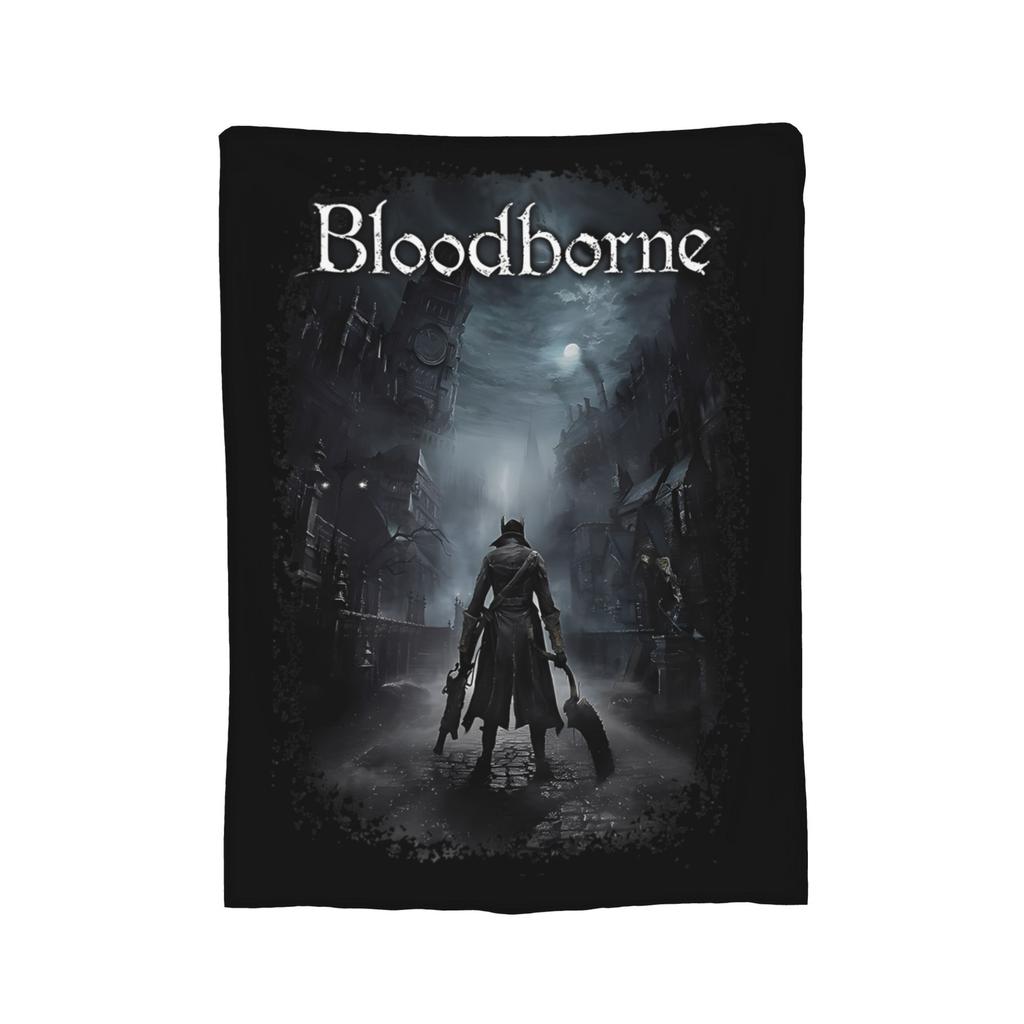 Bloodborne Videospiel Decken Flanell Bedruckt Multifunktionale Super Warme Überwurfdecke für Bett Büro Steppdecke