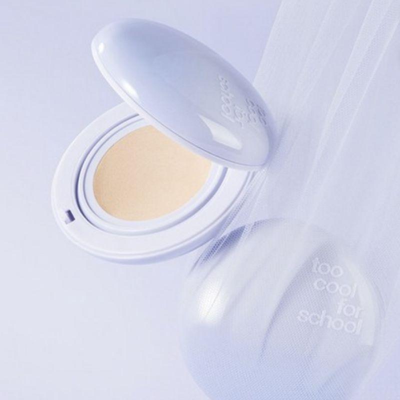 too cool for school Air Fit Cushion Foundation Set (12g + 12g Refill)