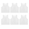 6 Pieces Plain 10 Sweat Good Sports Practice Matches [TOEPODO] Children's Bibs, Bibs, Basketball, Soccer, Colors, Absorbent, Lightweight,