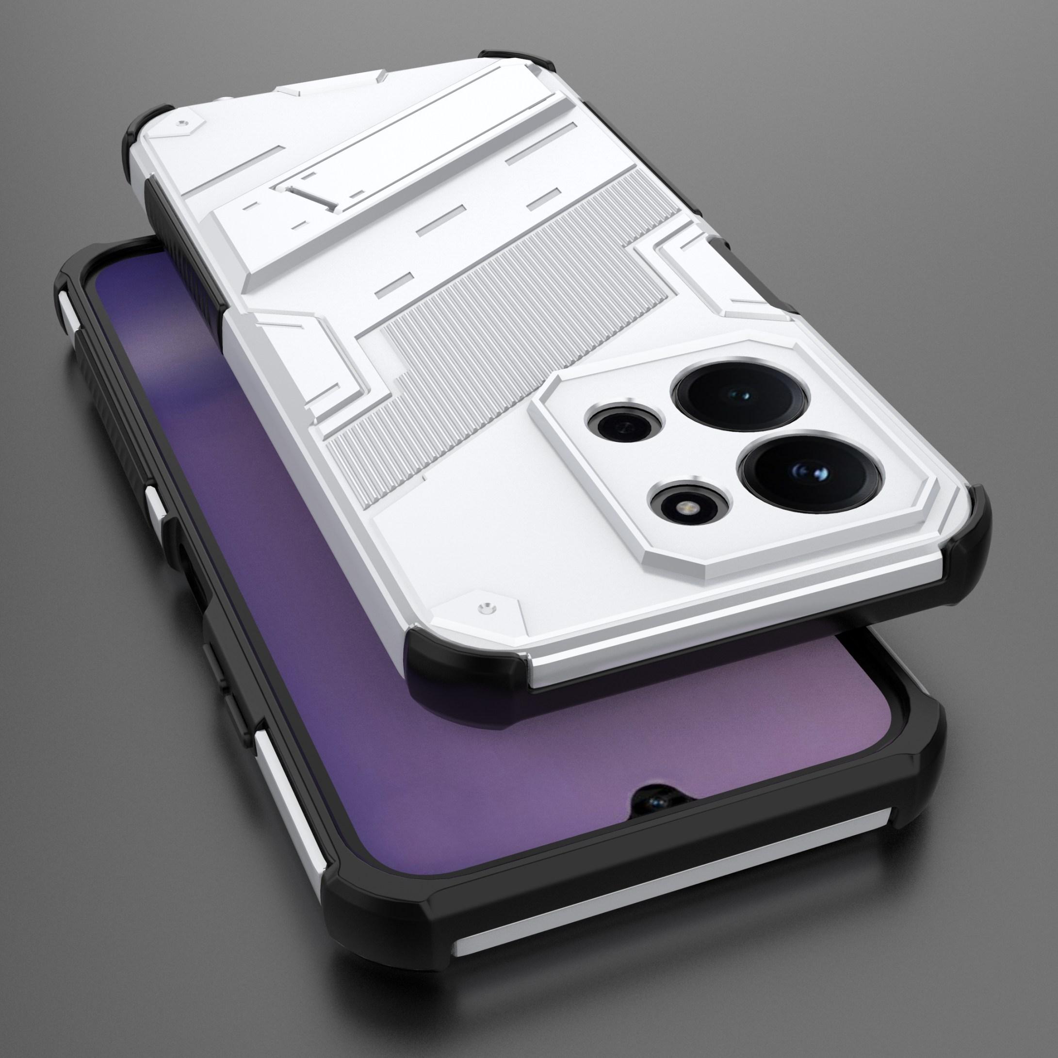 

For Xiaomi Redmi 15C 4G Case For Case for Redmi 15C 5G Punk Stlye Phone Holder Protective Armor Bumper Cover Xiaomi Redmi 15C 5G For Redmi 15C 5G белый