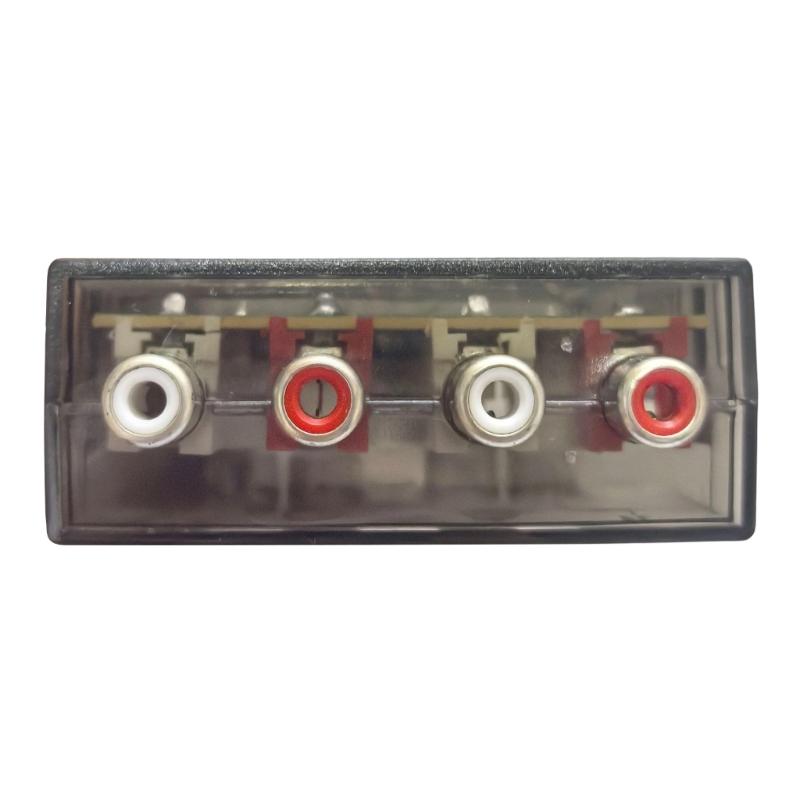 Powerful 4 Channel Sound Splitter ABS Car Sound Processor for Car Subwoofer Enhancing Music Experience On The Road