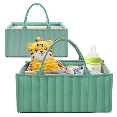 Bolsa Dobrável de Algodão para Armazenamento de Fraldas - Grande Capacidade Multifuncional Bolsa para Fraldas para Mães
