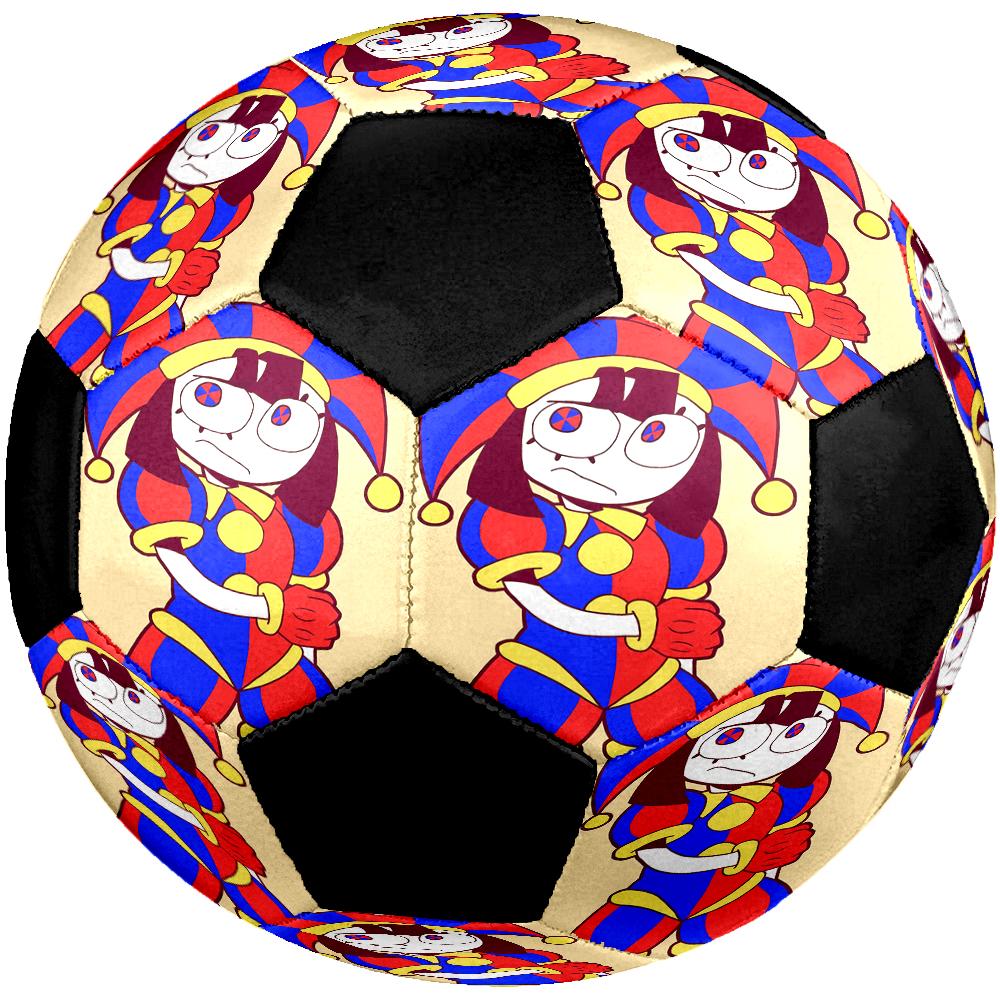 Pallone da Calcio Taglia 5 a Tema The Amazing Digital Circus, Adatto Sia per Partite Indoor che Outdoor, un Regalo Adatto a Tutti.