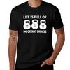 Life Is Full Important Choices Kettlebell T-Shirt Man T Shirts Cotton T Shirt Man Luxury T-Shirt