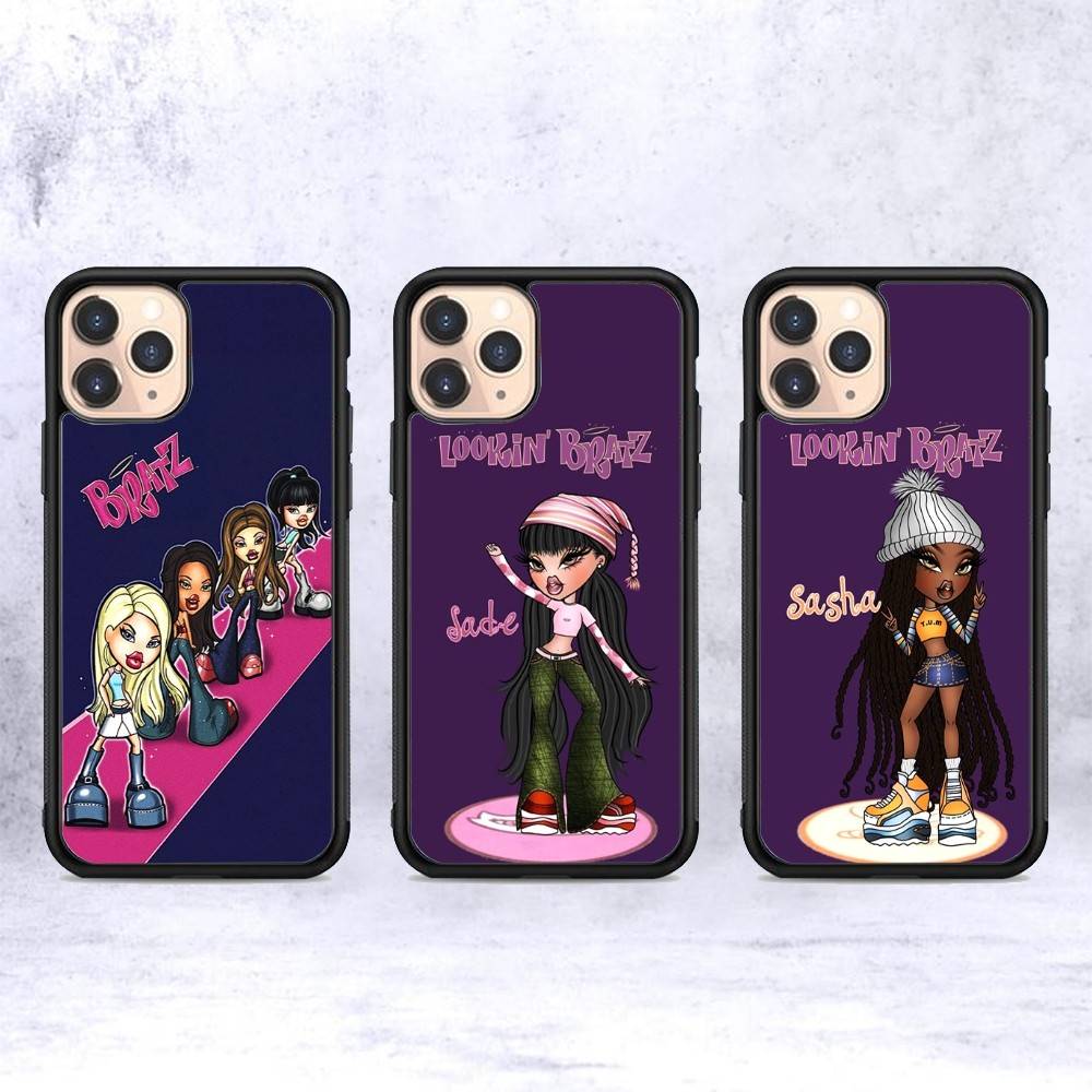 B-Bratzs For iPhone 17 16 15 14 13 12 11 Mini Pro Max Plus PC+TPU Back Phone Cover