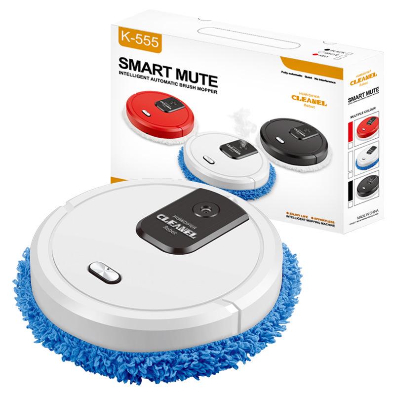 Household Smart Wet-Dry Mop with Humidification, Spray, and UV Light