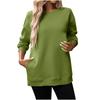 Women Winter Tops Women's Long Sleeve Sweatshirt Casual Crewneck Loose Fit Pollover Fleece Tops