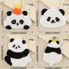 4Pieces Panda Theme Patches Iron On/Sewing On Cartoon Appliques For Personalizing Caps And Shoes Bags Great For All Ages