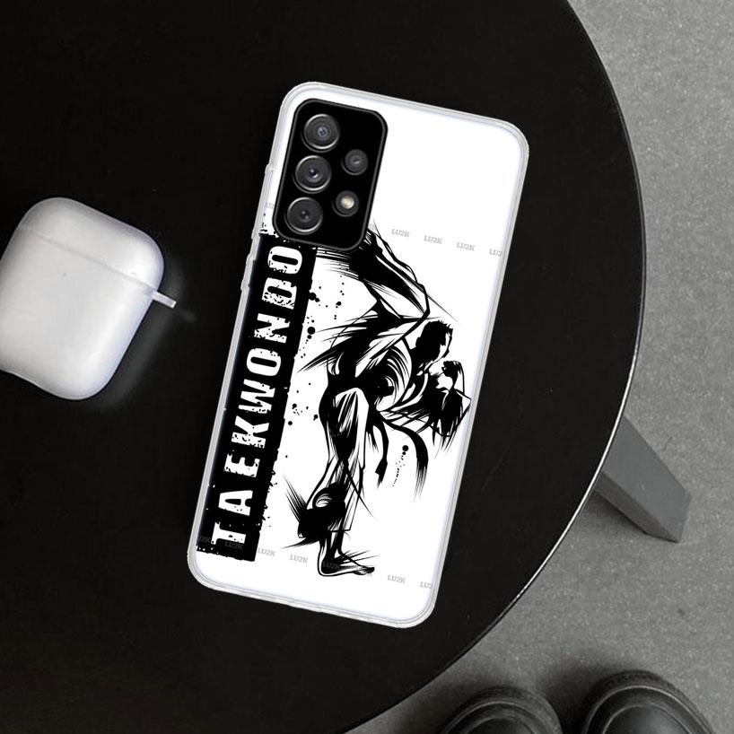 Kungfu Taekwondo Phone Case for Samsung Galaxy A17 A16 A26 A36 A56 A57 A37 A15 A25 A35 A55 A14 A24 A34 A54 A13 A23 A33 A53 Galax