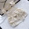 Summer Dog Lace Dress Thin Breathable Cute Embroidered Dog Dress White Mesh Cat and Dog Clothes Small Dog Dress Pet Supplies