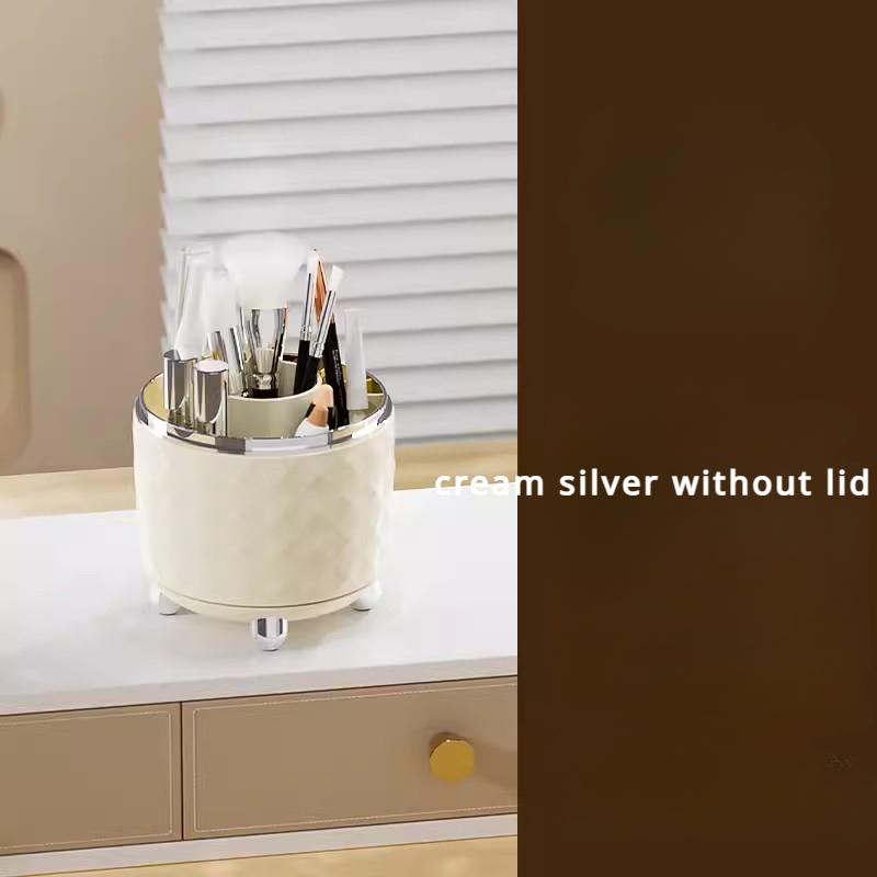 Organizér štětců na make-up Rotační prachotěsný štětec na štětec na obočí Držák na tužky na stolní kosmetické rtěnky Úložný prostor