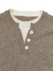 2026 Autumn/Winter Casual Knit V-neck Henley Collar Loose Sweater for Women