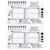 EKG-7-Stufen-Lineal zur Interpretation von Elektrokardiogrammen, transparente EKG-Linealkarte, EKG-Taschentool, tragbares Elektrokardiogramm-Referenzhandbuch für Studenten