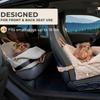 Pet Carriers Convertible Car Seats Folded Dog Bed With Secure Safety Rings Nonslip Bottom Storage Pouches For Travel