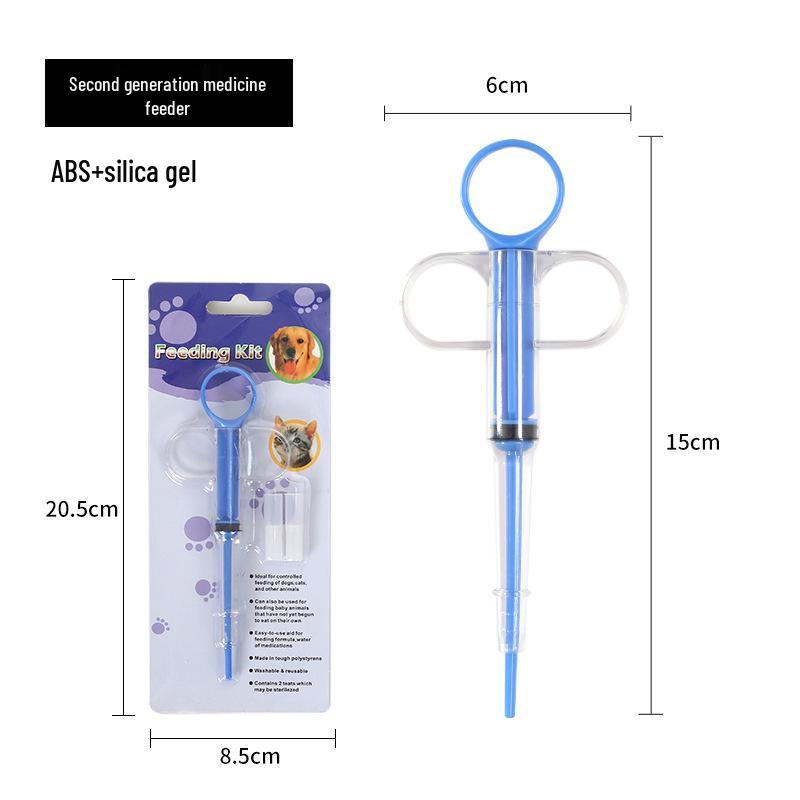 Pet Medicine & Feeder Kit: Kitten Milk Feeder, Dog Feeder, Calcium Tablet Stick, Water Feeding Syringe.