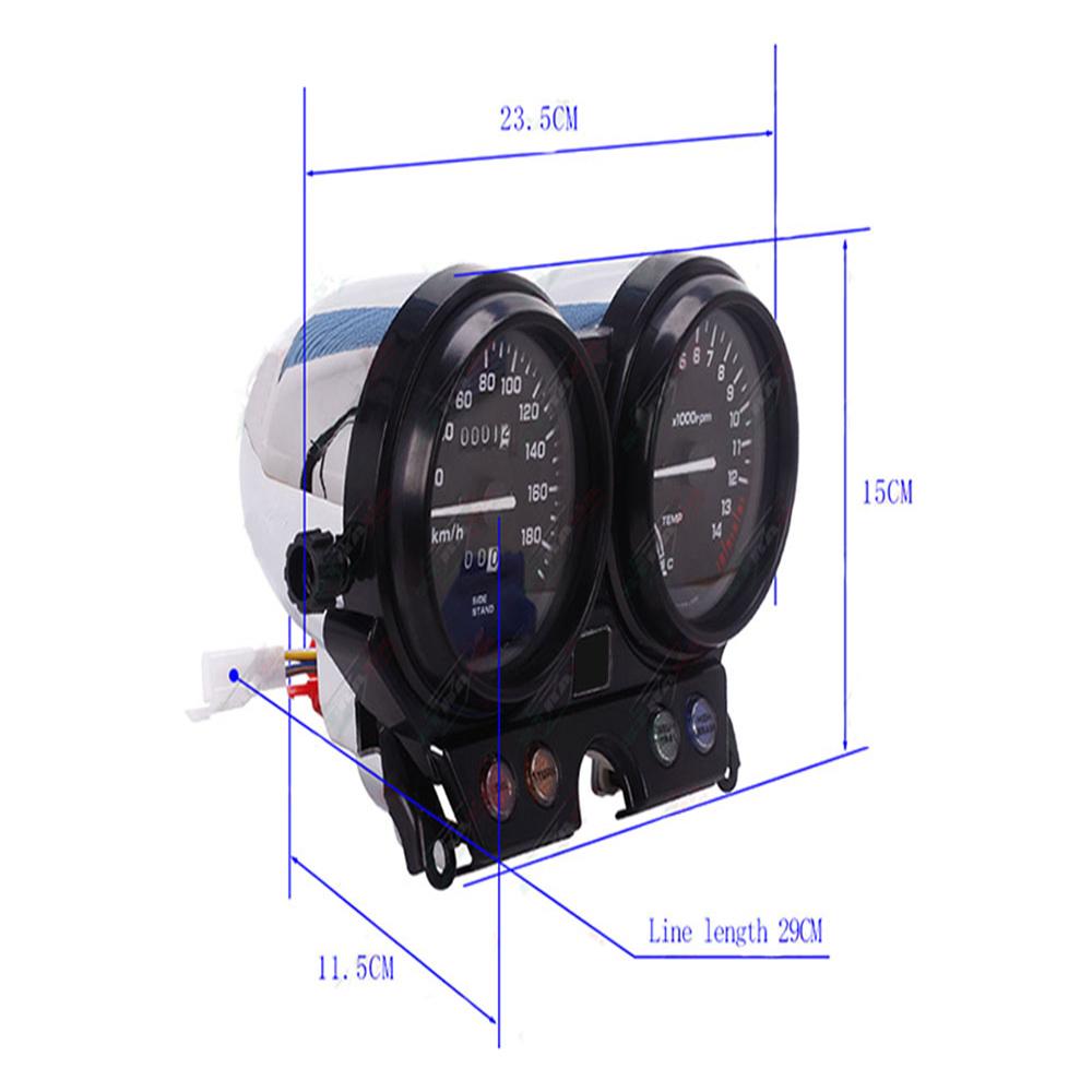 Speedometer Instrument Assembly For Honda CB250 Jade250 CB-1 CB400F NC27 1989-90