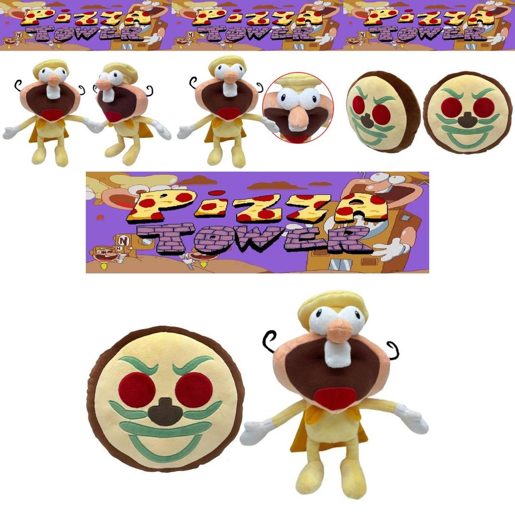 Collectible Pizza Tower Noise&pizza Plush Doll For Gamers