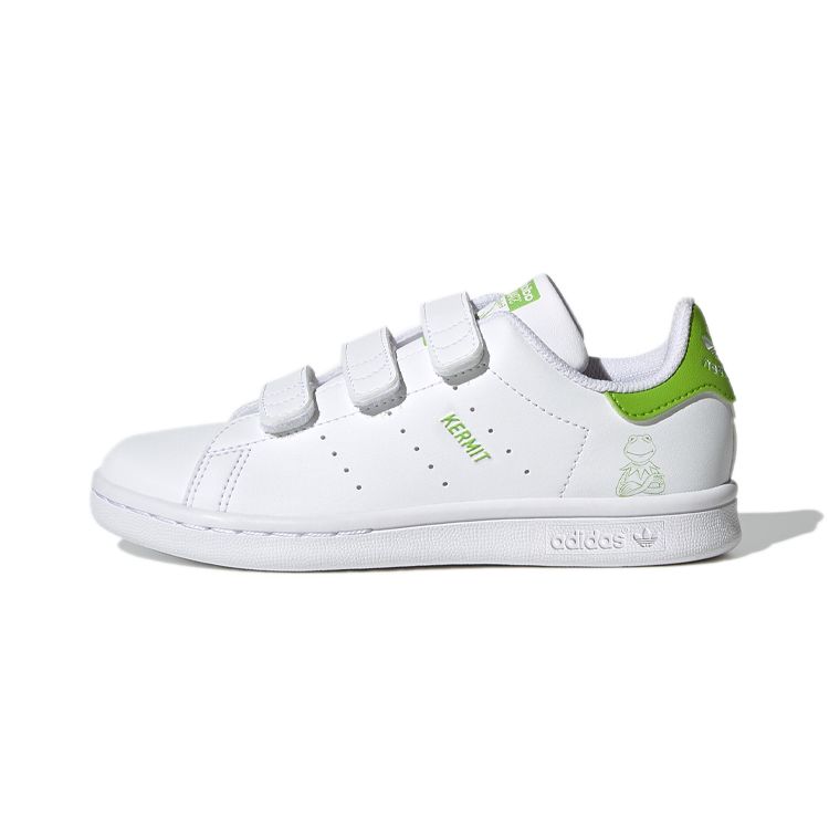 

Adidas The Muppets x Stan Smith Little Kid Kermit The Frog Kids Кроссовки White Cloud-White Pantone FZ1153 31½
