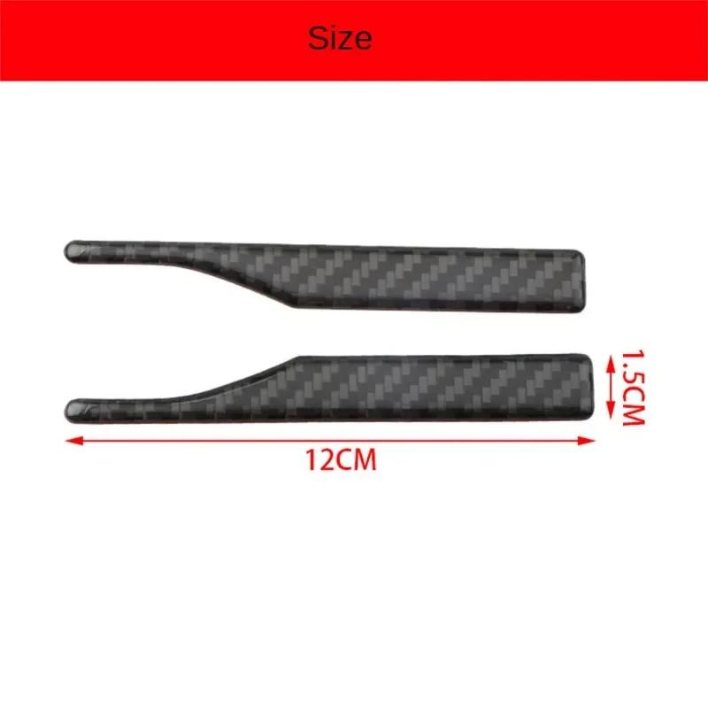 2 st Lättviktiga Bil Sidobackspegel Kant Skyddsklistermärken Anti-repa Krocklister Bilreservdelar för Fordonsrepskydd