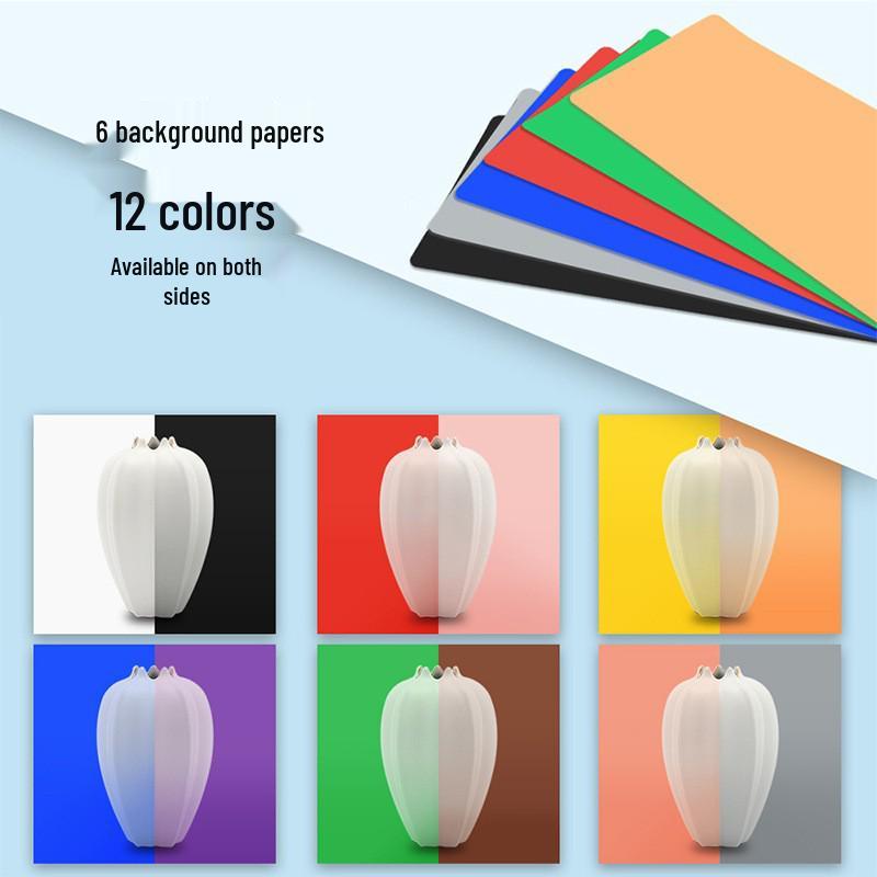 PULUZ Schattenfreie Lichtbox Kit: 25CM Hohe Helligkeit Foto-Studio-Requisiten mit kostenlosem Keying für Produktfotografie